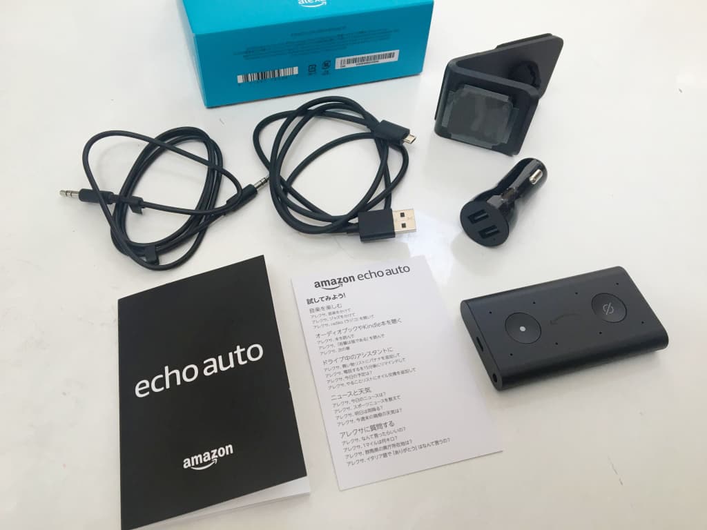 Echo Autoの付属品の一覧